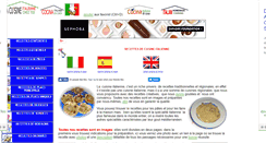 Desktop Screenshot of cuisineitalienne.eu