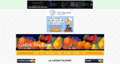 Desktop Screenshot of cuisineitalienne.net
